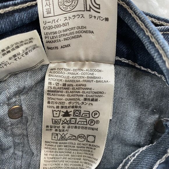 Levi's Jeans Men's 40x30 Blue 505 Regular Fit Straight Leg American Grunge Denim - Picture 7 of 16